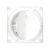 Exhaust fan with check valve Europlast RIO 4C White D98