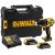 Cordless brushless impact drill-screwdriver DeWalt DCD709S2T-QW 18V