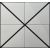 Porcelain tile Mercury White With Black Line 20X20cm