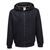 Work hooded sweater with zipper Portwest Nickel KS31BKR S black