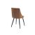 Стул замшевое SMEG SUEDE BROWN коричневая 50.5x54.5x82.5 см