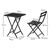 Garden furniture set table 2 chairs