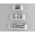 Shelf set Domax white 3 pcs