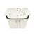 Bathroom furniture with washbasin Denko Trend 65 White Antracite Grey