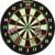 Dartboard with darts HARROWS FAMILY DART GAME BOARD