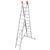 Aluminum ladder Krause Tribilo 129703 830 cm