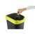 Trash can Rotho 10L TWIST yellow-black