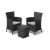 Garden furniture set Iowa balcony grap + cus cl gr 008 std