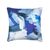 Decorative pillow Home Line 45x45 cm Abstract blue