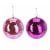 Christmas toy mirror ball 25 cm 2ass fuchsia