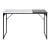 Computer table DEMBE KD 120CM FABRIC BLACK WHITE