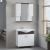 Cabinet with mirror Denko Trend 80 white/anthracite gray