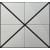 Porcelain tile Mercury White With Black Line 20X20cm