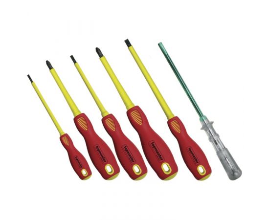 Screwdriver set Topmaster 220120 1000V, SVCM 6 pc