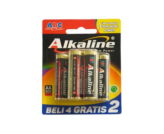 Батарейка алкалиновая ABC Blister AA  4 шт