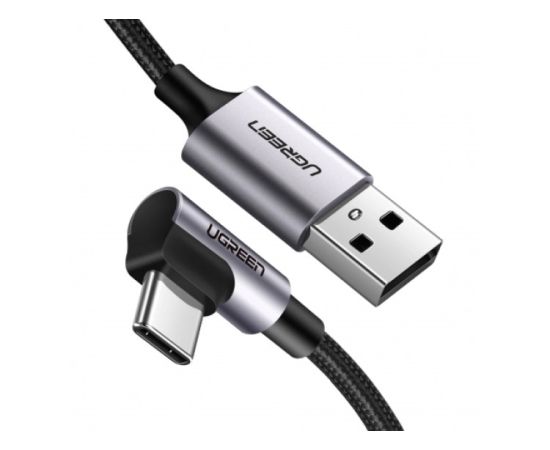 კაბელი USB Ugreen USB A to USB TypeC 90° 1.5 მ