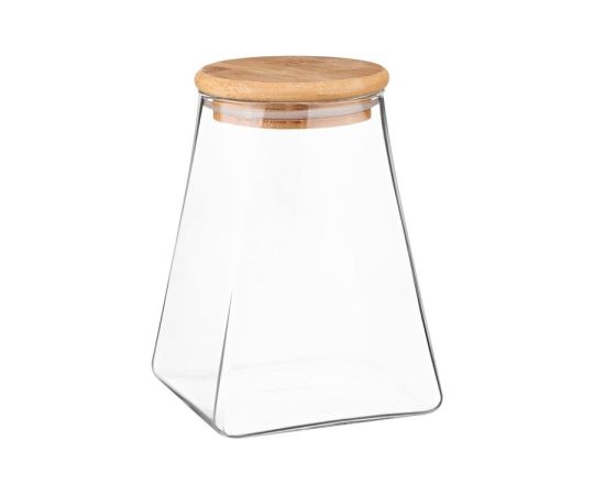Glass jar with bamboo lid DongFang 550ml AL-MH-20
