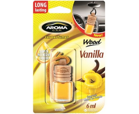 არომატიზატორი Aroma Car WOOD  Vanilla 6ml