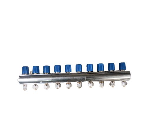 Manifold with valve ECA 10-Blue