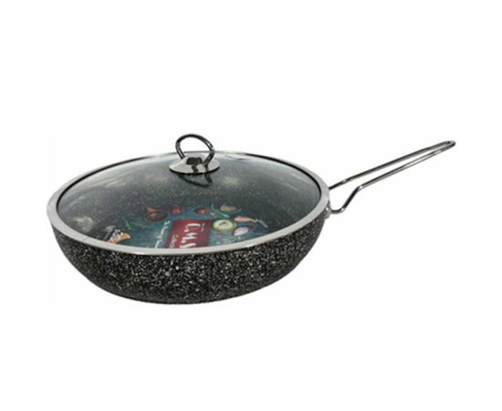Frying pan granite black OMS 26x5.5cm 2.2l 3208 25251