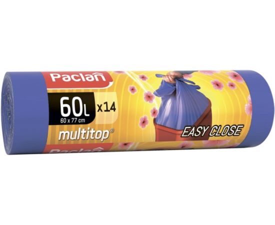 ნაგვის პარკი Paclan Multi-Top Aroma 60 ლ 14 ც