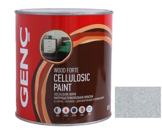 Paint nitro Genc metallic grey 7111 2,5 l