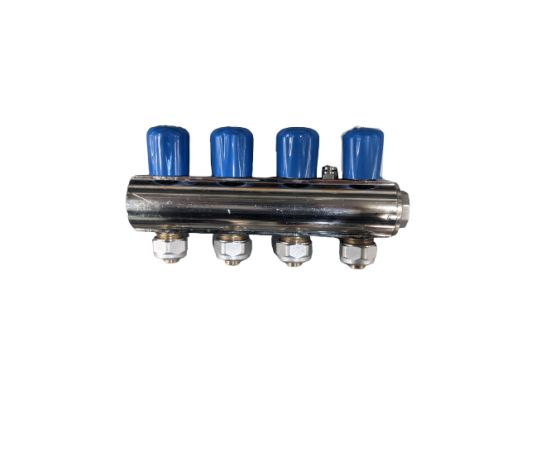 Manifold with valve (with adapter) KAS 1"X16 4W