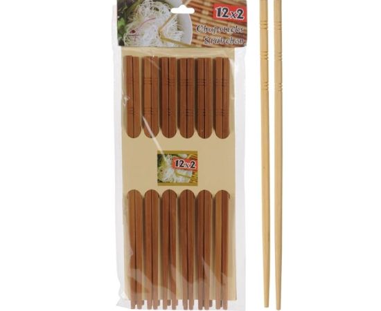 Bamboo chopsticks Koopman 24 cm 2ASS