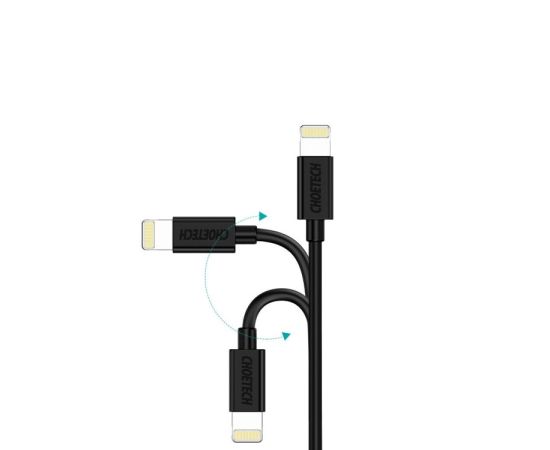 Кабель USB Choetech USB lightning MFI черный 1.8 м