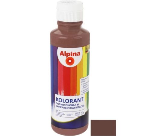 საღებარი Alpina Kolorant 500 მლ მუქი ყავისფერი 651918