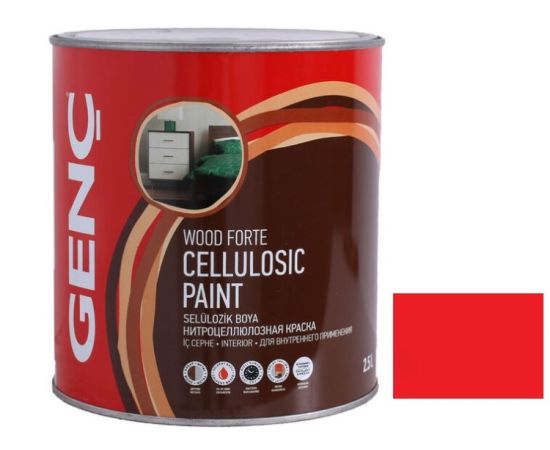 Paint nitro Genc red 3205 2,5 l