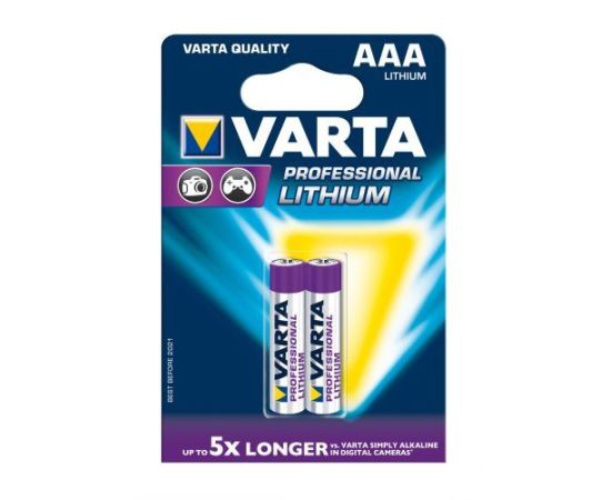 Battery Varta Lithiunm AAA 2 pcs
