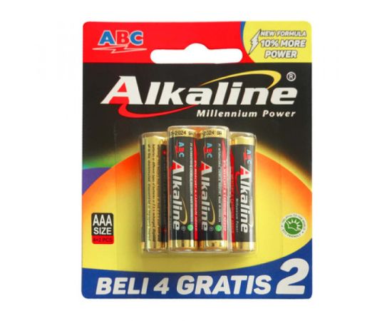 Battery Alcaline ABC Blister AAA 4 pcs