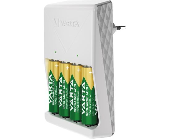 Charger with batteries Varta 57657101451 4xAA/AAA