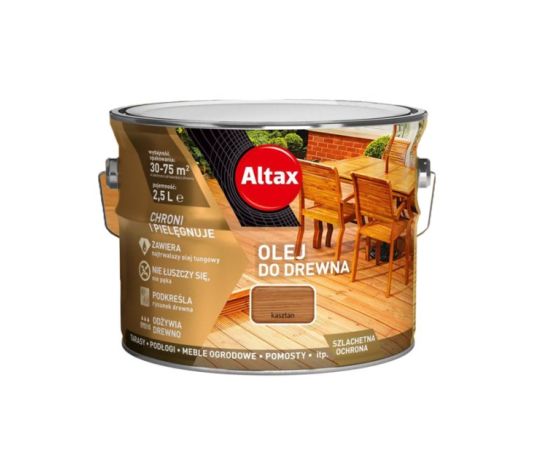 Wood oil Altax chestnut 2.5 l