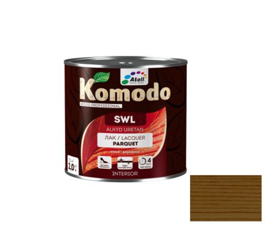 ლაქი Komodo Universal SWL-15 კაკალი 0.7 ლ.