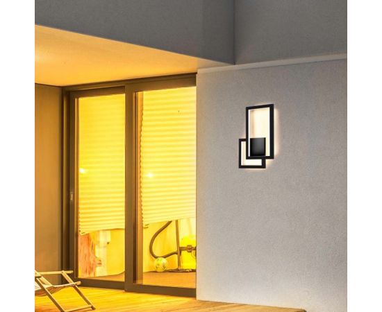 Wall lamp LED V-TAC 20W 3000K black IP20 6842