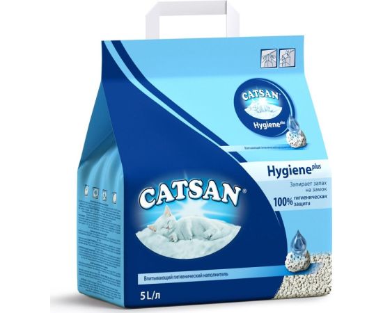შემავსებელი კატის ტუალეტისთვის Catsan Hygiene plus 5 ლ