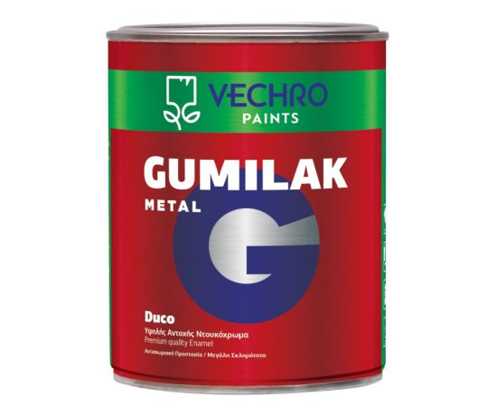 Краска масляная Vechro Gumilak Metal Gloss 10 л белая глянцевая