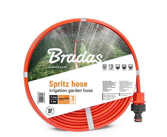 Sprinkler hose 3-channel BRADAS Spritz Hos WSH7.5 7.5 m