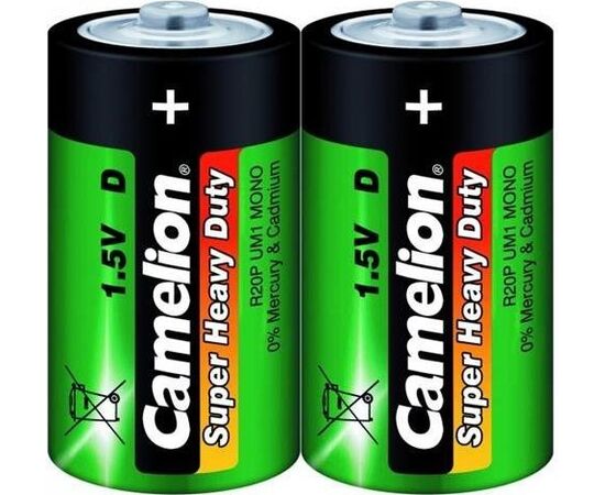 Battery Camelion Super Heavy Duty D R20P-BP2B