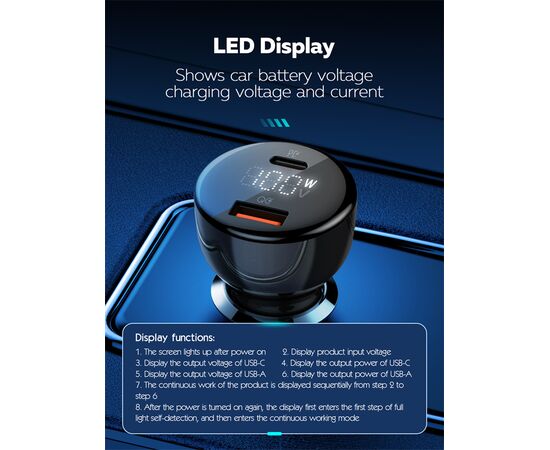 Charger LDNIO C101 100W USB-А C