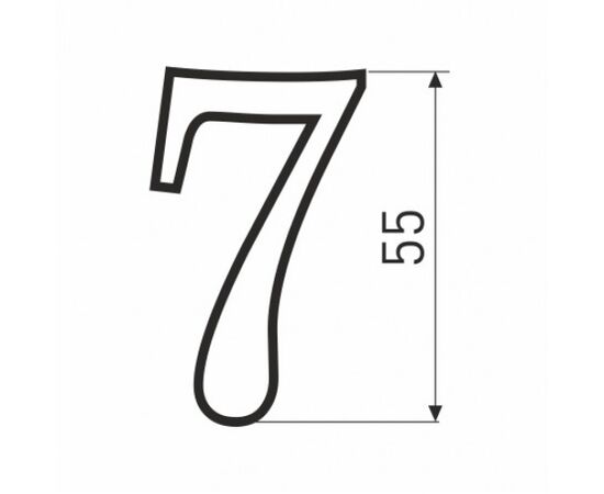 Numbers plastic Soller 141-008 №7