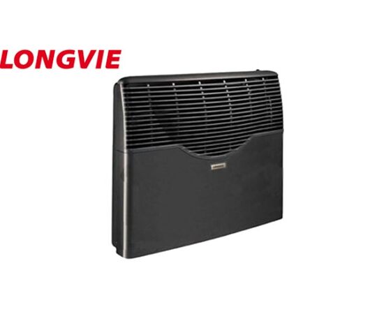 Convector gas 5,3kw LONGVIE black