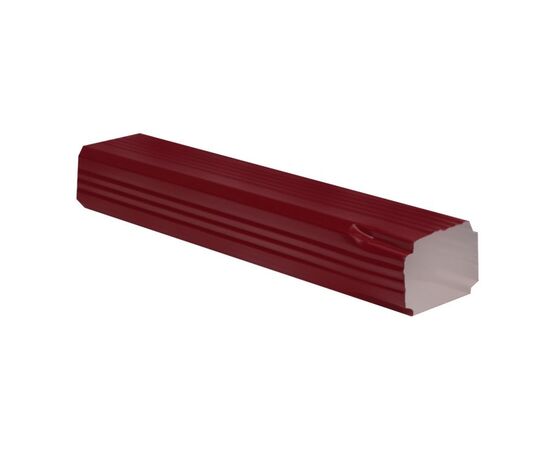 Square drainpipe 0.50x350x3000 mm burgundy