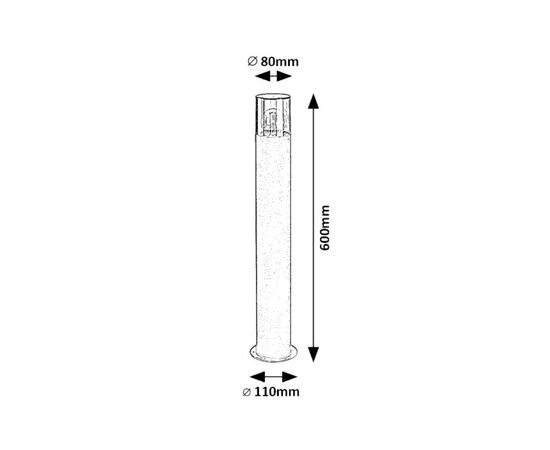 Lamp stand Rabalux Teplice E27 1x MAX 12W IP44 7159