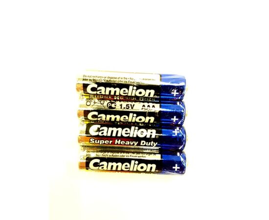 ელემენტი Camelion Super Heavy Duty ელემენტი AAA ზომის 1.5ვ, 4ც შეკვრა R03P-SP4B