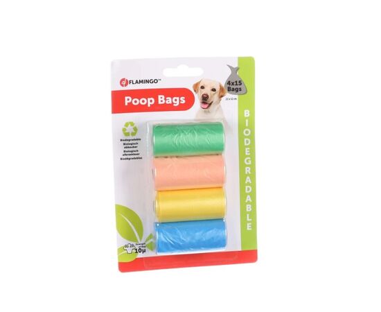 Park for dog excrement Flamingo AFBRA BIO MIX 4x15pcs