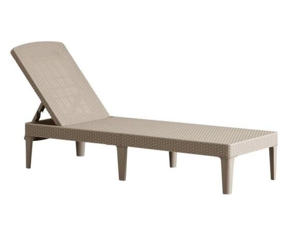 Sun lounger Allibert Jaipur 187x58x29 cappuccino