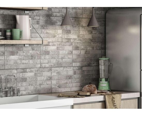 კაფელი Halcon Ceramicas Brickwork Gris 33X55 სმ